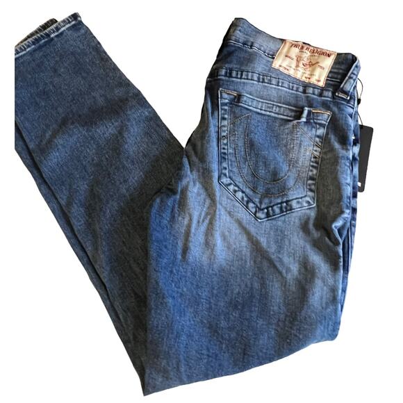 True Religion Geno Relaxed Slim Fit Denim Jeans 33 - Picture 1 of 9